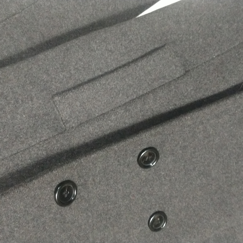 Halston Studio Double-Breasted Coat - image 3